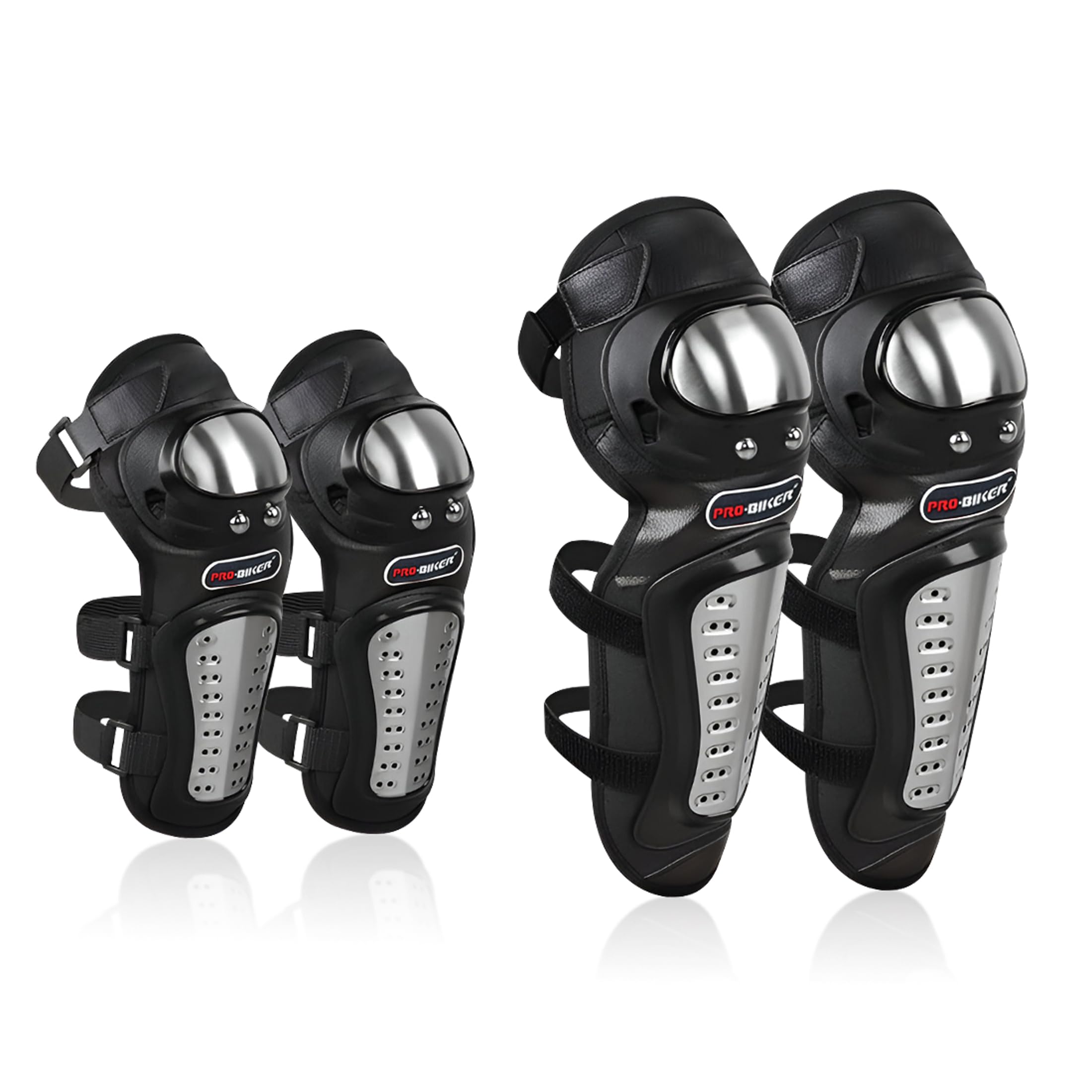 OBEROI'S TRADERS Knee Elbow Guard for Bikers & Riders Stainless