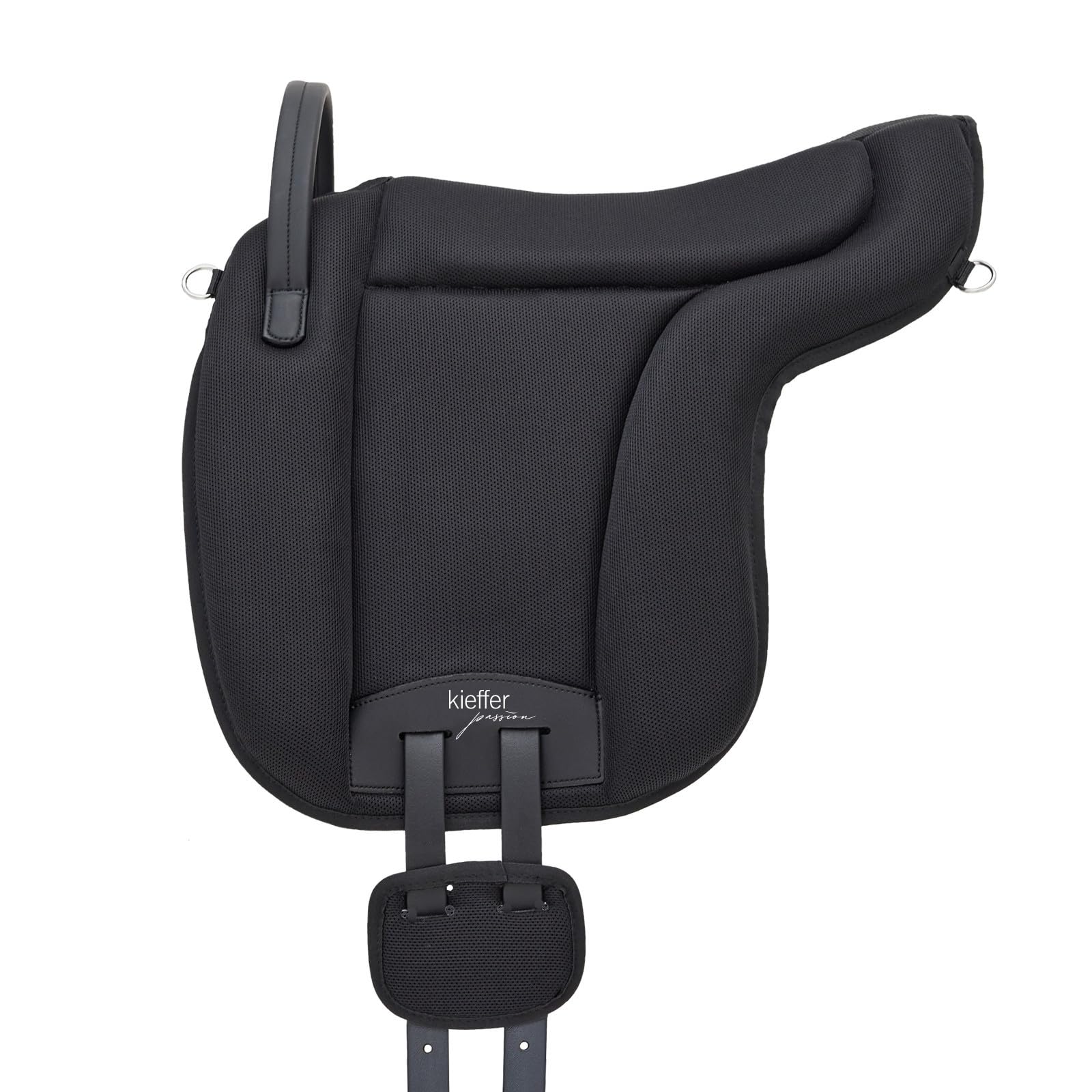 Kieffer Passion Reitkissen Balance - Reitpad für pferdefreundliches Reiten ohne Sattel, schwarz (Pony)