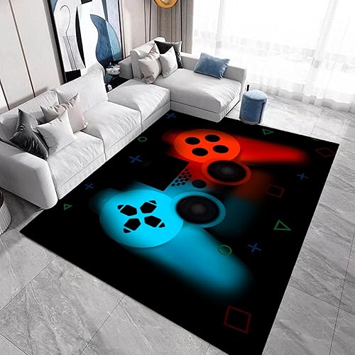 Miniatura 2 de Alfombra moderna con controlador de juegos alfombra de juegos alfombra para niños alfombra suave con respaldo antideslizante decoración del hogar