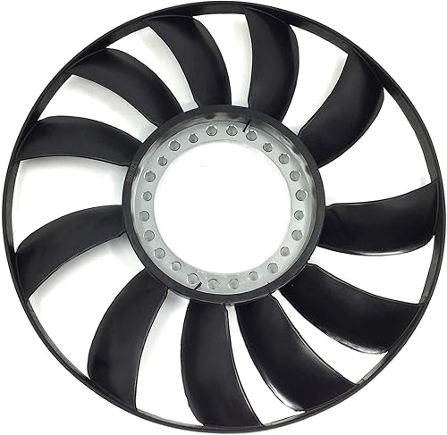 Miniatura 2 de UnayKolb Hoja del ventilador de enfriamiento del radiador para Vw Passat Audi A4 1.8t 2.0t 058121301b