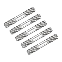 Vista 18 de METALLIXITY Pernos de doble extremo (rosca M4, longitud 20 mm) 5 piezas, pernos de varilla roscada de doble rosca de acero inoxidable 304