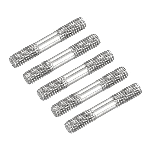 Miniatura 18 de METALLIXITY Tornillos de doble extremo (rosca M4 de 6.299 in de longitud), 5 piezas, pernos de varilla de doble rosca de acero inoxidable 304