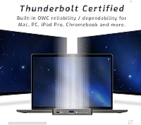 Vista 5 de OWC 5 Port Thunderbolt Hub - 60W Charging, Thunderbolt 4, USB 3.2, Compatible with Macs and PCs