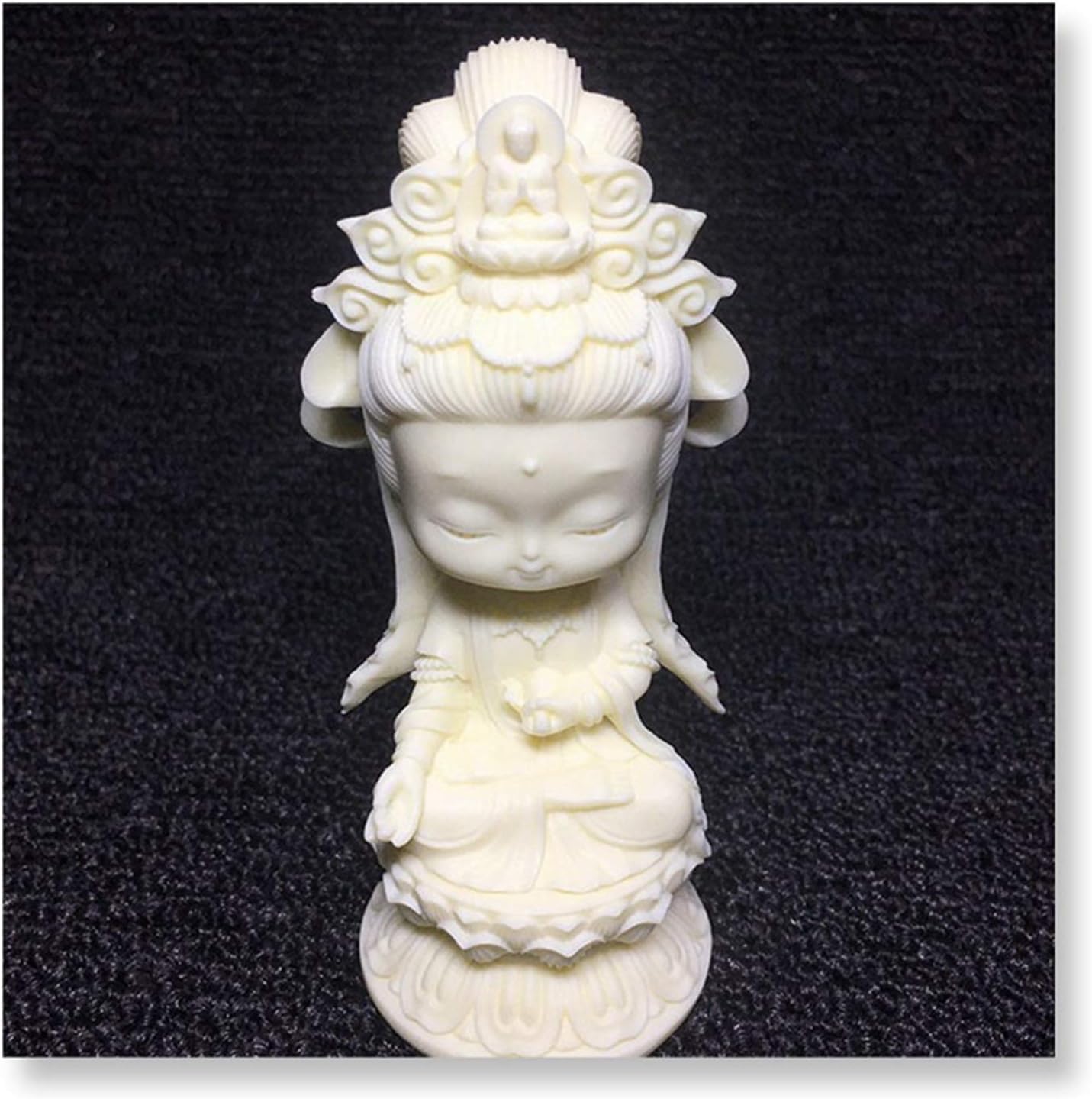 statuetka Buddy, Kreskówka Guanyin Bodhisattwa Miniaturowa statua Modern Art Home Decor