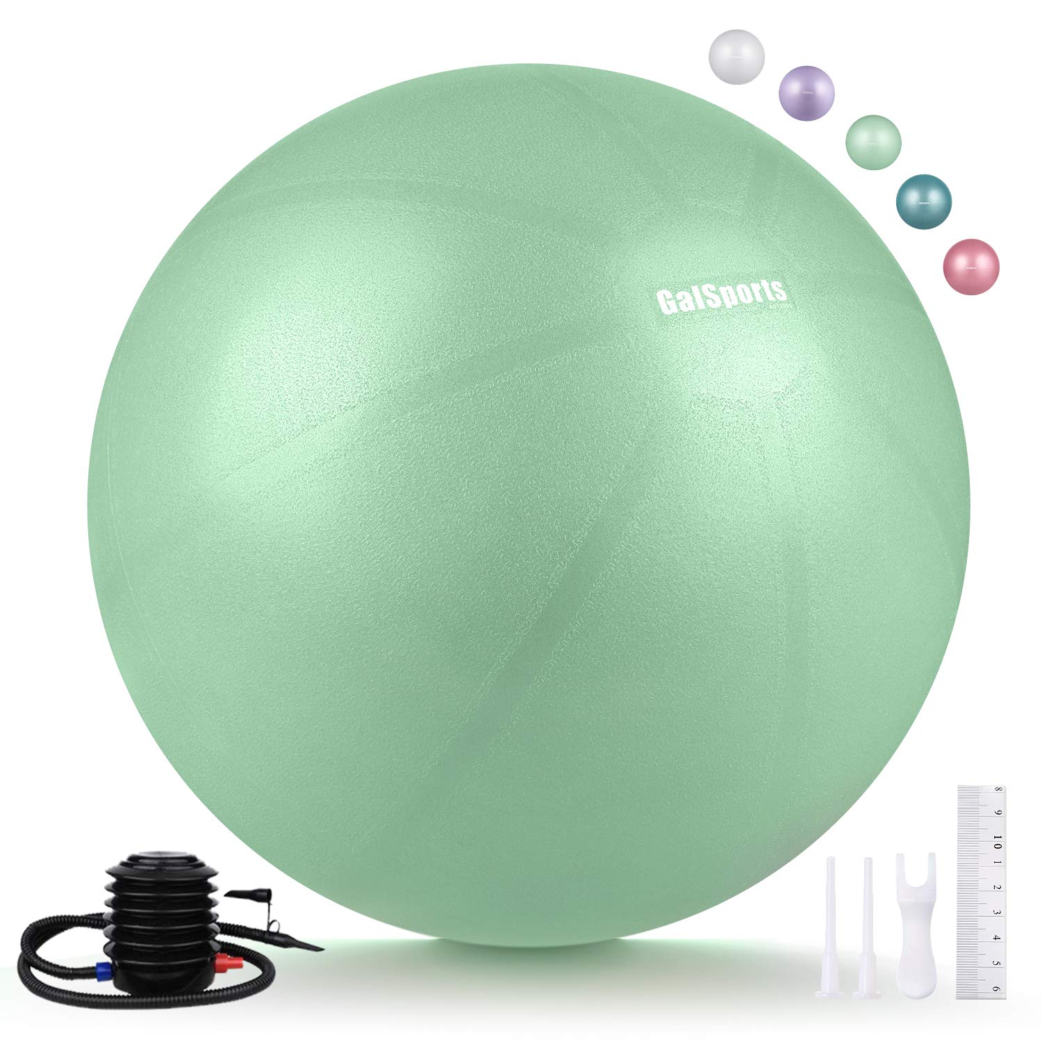 GalSports Pregnancy Ball - Birthing Ball for Workout Yoga Stability, Pregnancy Safety Anti-Burst Materials for Maternity, Labor Exercise Ball with Quick Pump