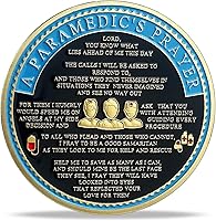 Vista 2 de Moneda de oración de los paramédicos EMT Challenge Coin