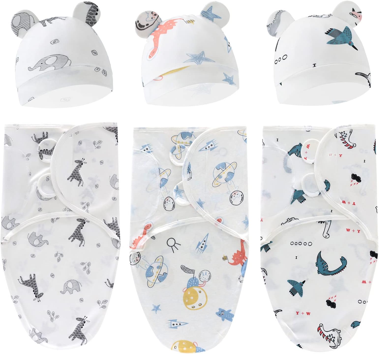 Ramede 8 Pieces Preemie Swaddle Wrap Baby Swaddle Blanket