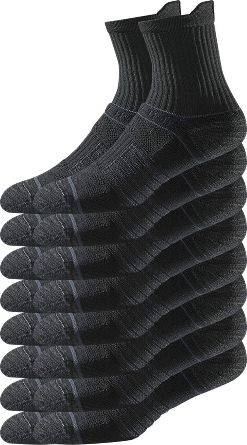 StridelineMen's Premium Athletic Mid Socks Premium Athletic Mid Socks (pack of 8)