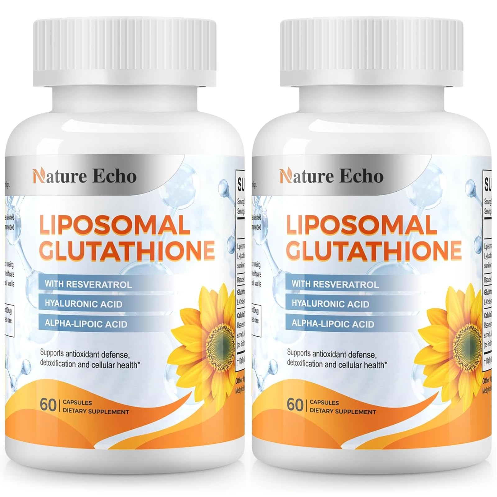 does glutathione detox heavy metals Amazon.com: Nature Echo Liposomal Glutathione 1200mg with Resveratrol & ALA  - Triple-Action Antioxidant for Cellular Defense, Skin Brightening & Heavy  Metal Detox