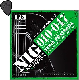 Encordoamento Para Violão Aço 6 Cordas Nig 010/047 N420