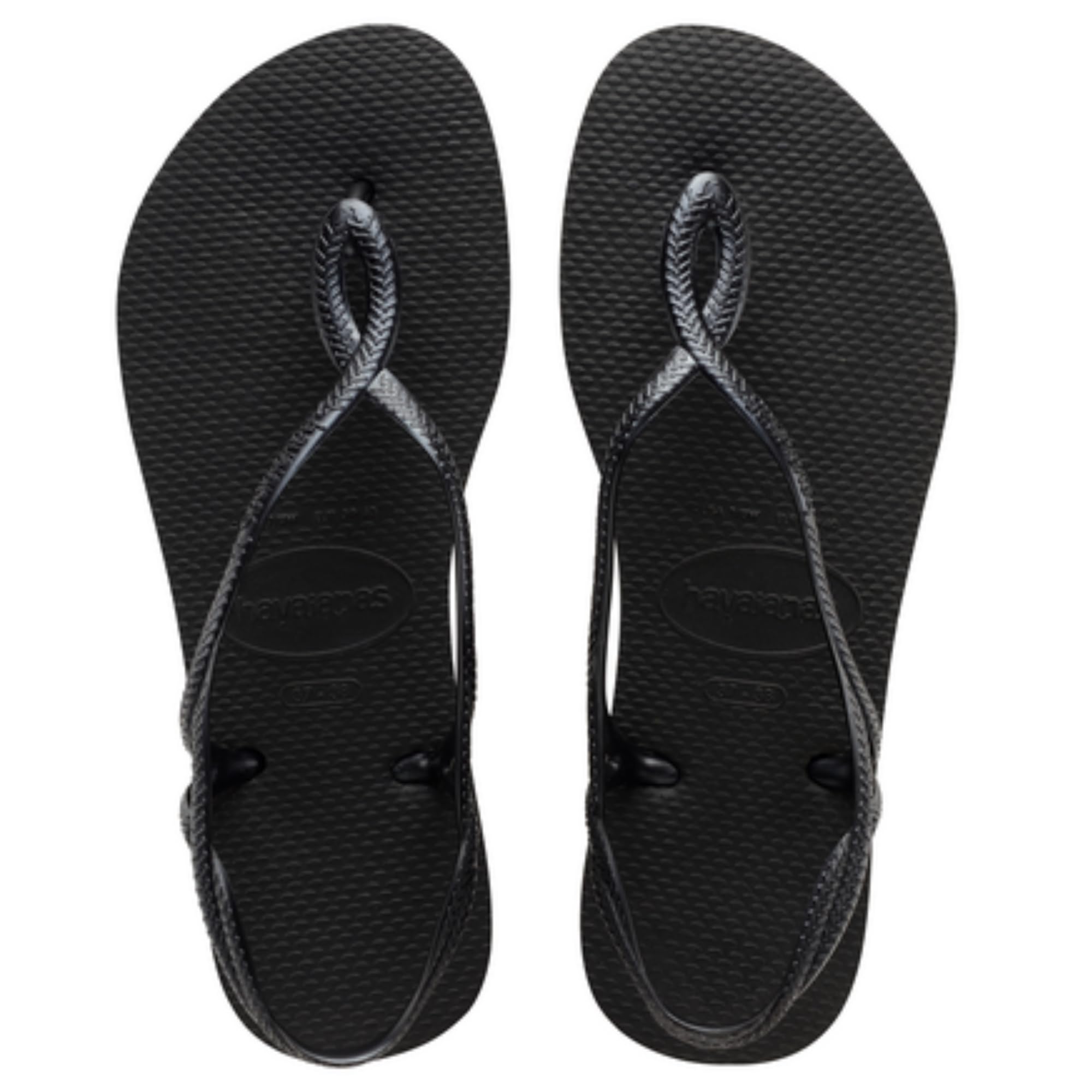 Havaianas - Luna, Sandales Confortables, Élégantes et Fonctionnelles, Ajustement Sûr à la Cheville, Lanières Tressées et Semelle Antidérapante, Femme