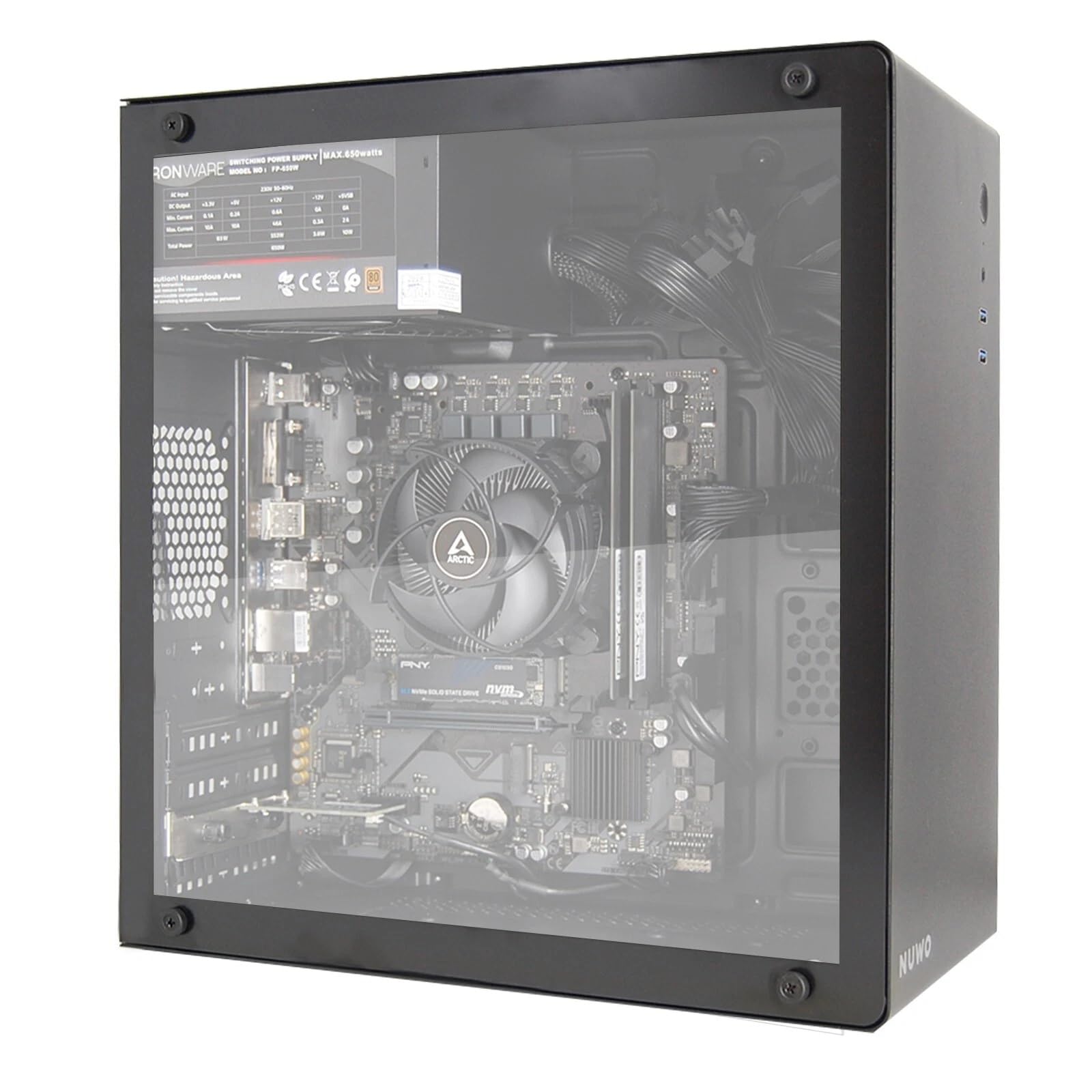 ELITE PC Computer Desktop Assemblato Processore Core i9-14900K Win 11 PRO | Memoria RAM 32GB DDR4, Disco SSD SSD 1TB NVMe, Connettività WiFi + Bluetooth
