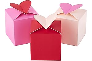 Hallmark Valentine Box for School, Small Hearts Gift Boxes in Pink, Purple...