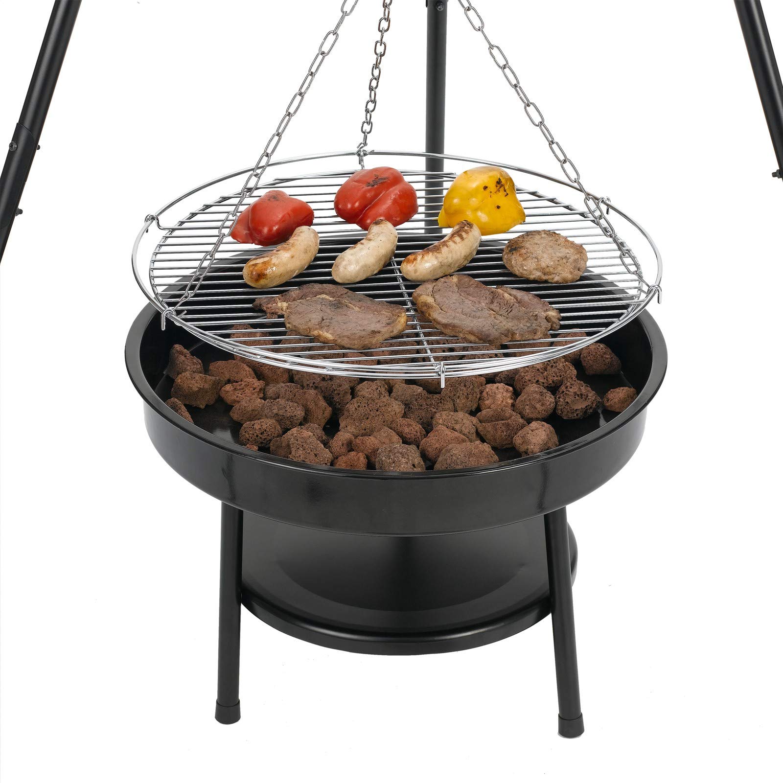 tepro Holzkohlegrill Schwenkgrill Cary, Grillfläche: ca. 46,5 cm Ø