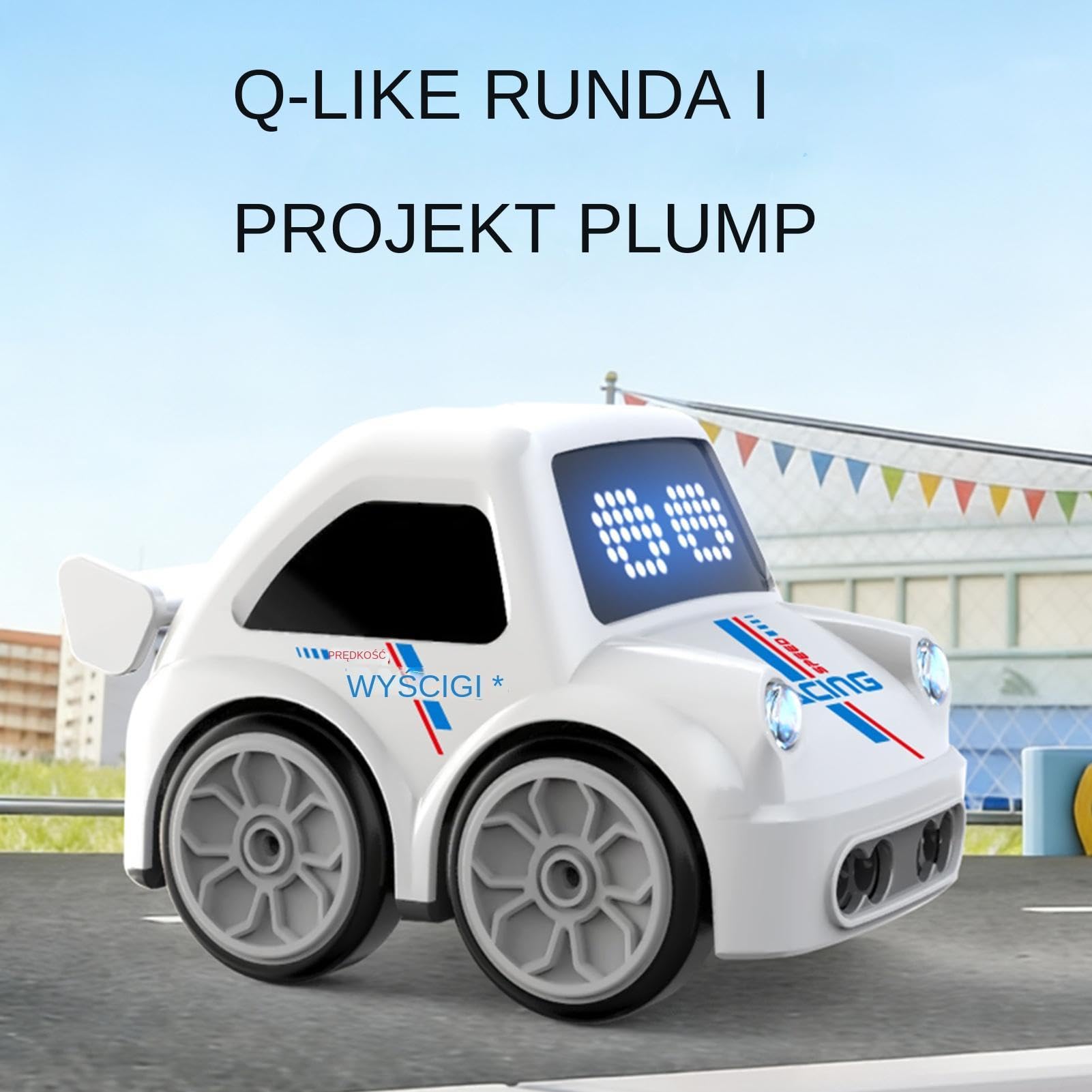 Remote Control Car, Smart Follow Escape Mode Truck Toy, Interactive RC Stunt Vehicle, Durable Mini Racing Design, Kids Outdoor Driving Toy, Remote Controlled Car for Boys Girls Teens Playtime