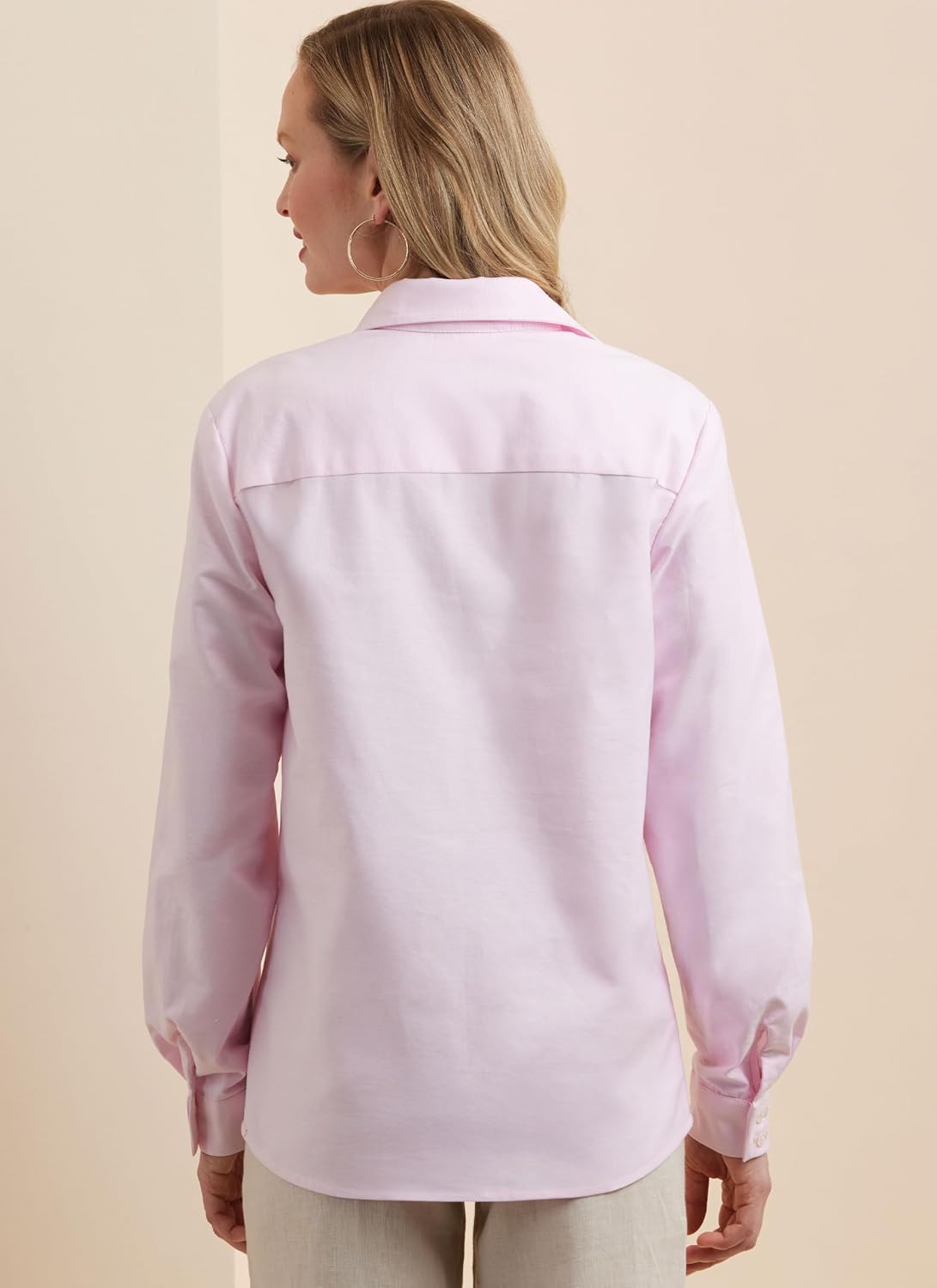 Simplicity SS3136M1 Misses' Loose-Fitting Button-up Shirt Sewing Pattern Packet, Design Code S3136, Sizes 10-12-14-16-18