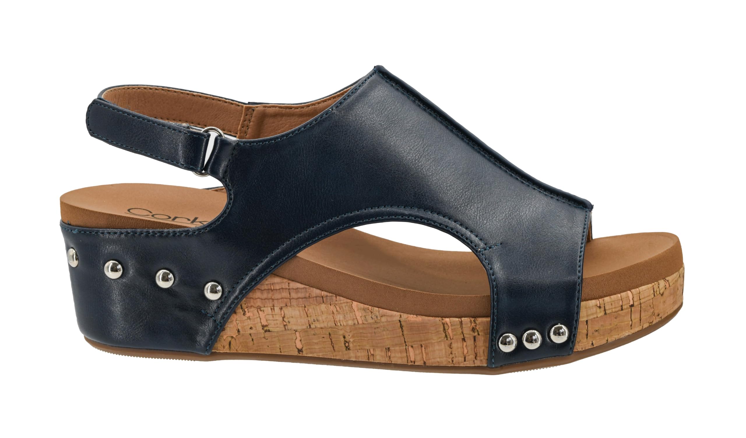 Corkys Footwear Volta Wedge - Chic Elegance Meets All-Year Comfort with a 2-Inch Cork Heel and Marshmallow Insole for Stylish Everyday Wear and