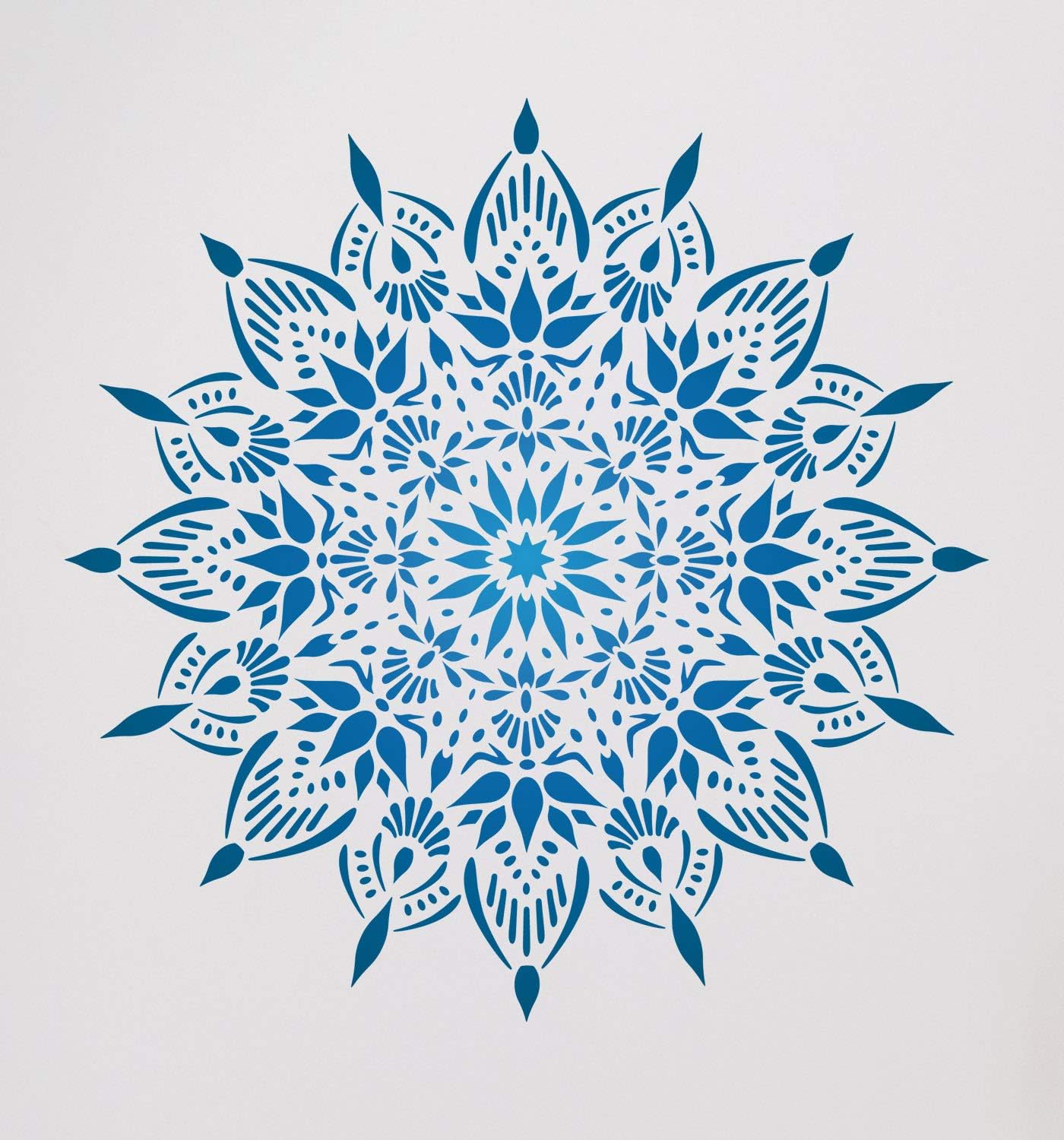CraftStar Indu Mandala Stencil - Reusable Medallion Motif Template