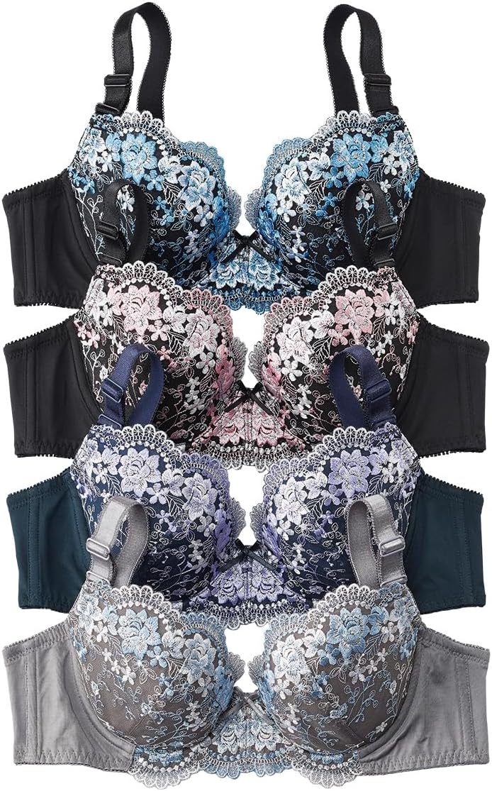 ワコール パルファージュ Vリッチブラ D65 花柄刺繍 M ワコール パルファージュ Vリッチブラ D65 花柄刺繍 M