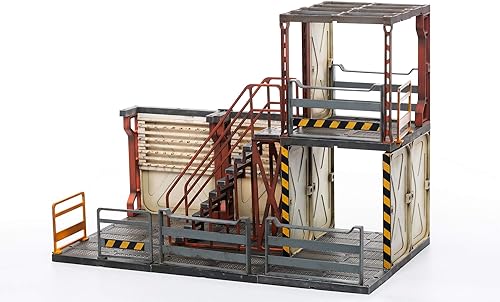 Miniatura 8 de 118 JoyToy Building Mecha Depot Área de reunión modelo militar para figuras de acción JoyToy escala 118..