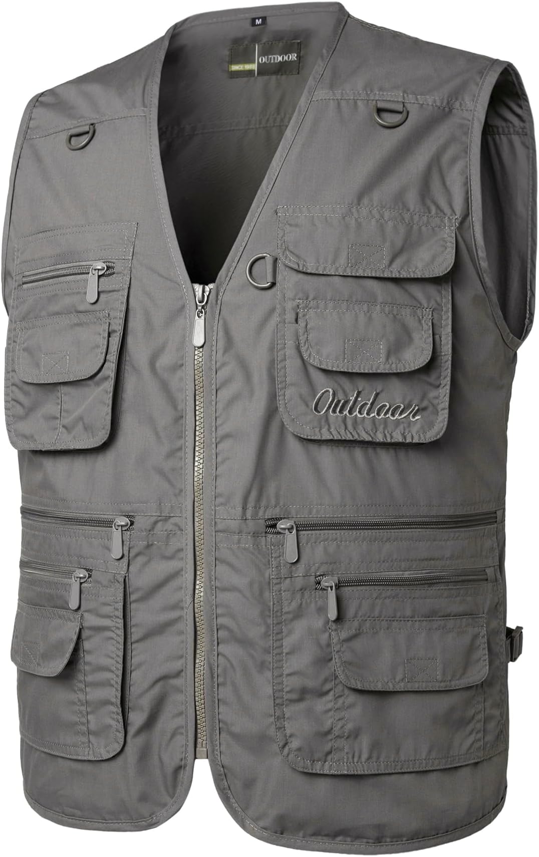 Men's Multi Pocket Fishing Vest Camping Gillette Travel Waistcoat Jacket Sleeveless Dog Training Vest Hiking Gilet Photography Top