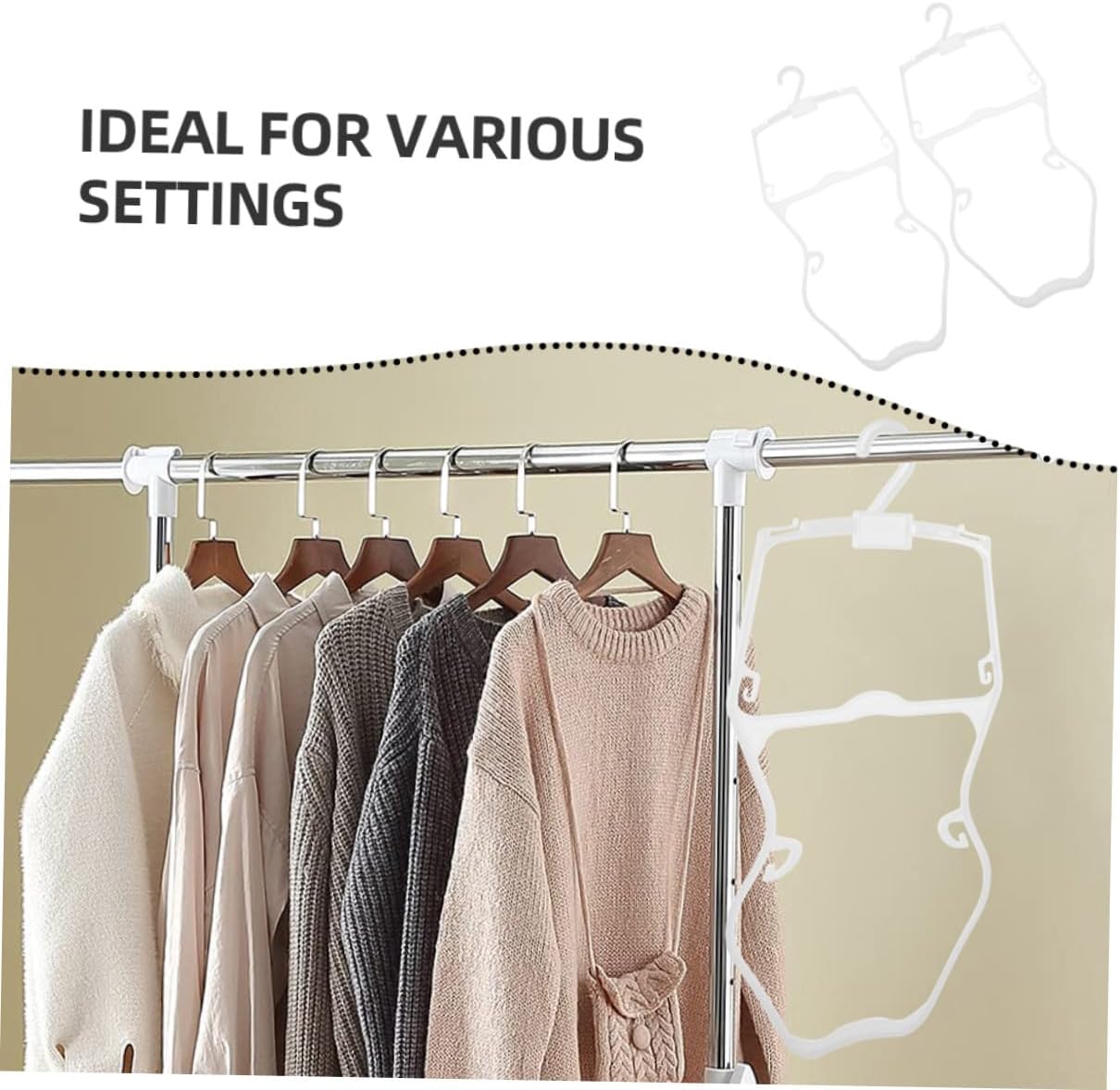 SHERCHPRY ’s Swimsuit Hangers 10pcs Plastic Swimwear Closet Organizer Clothes Rack for Boy Girl Storage