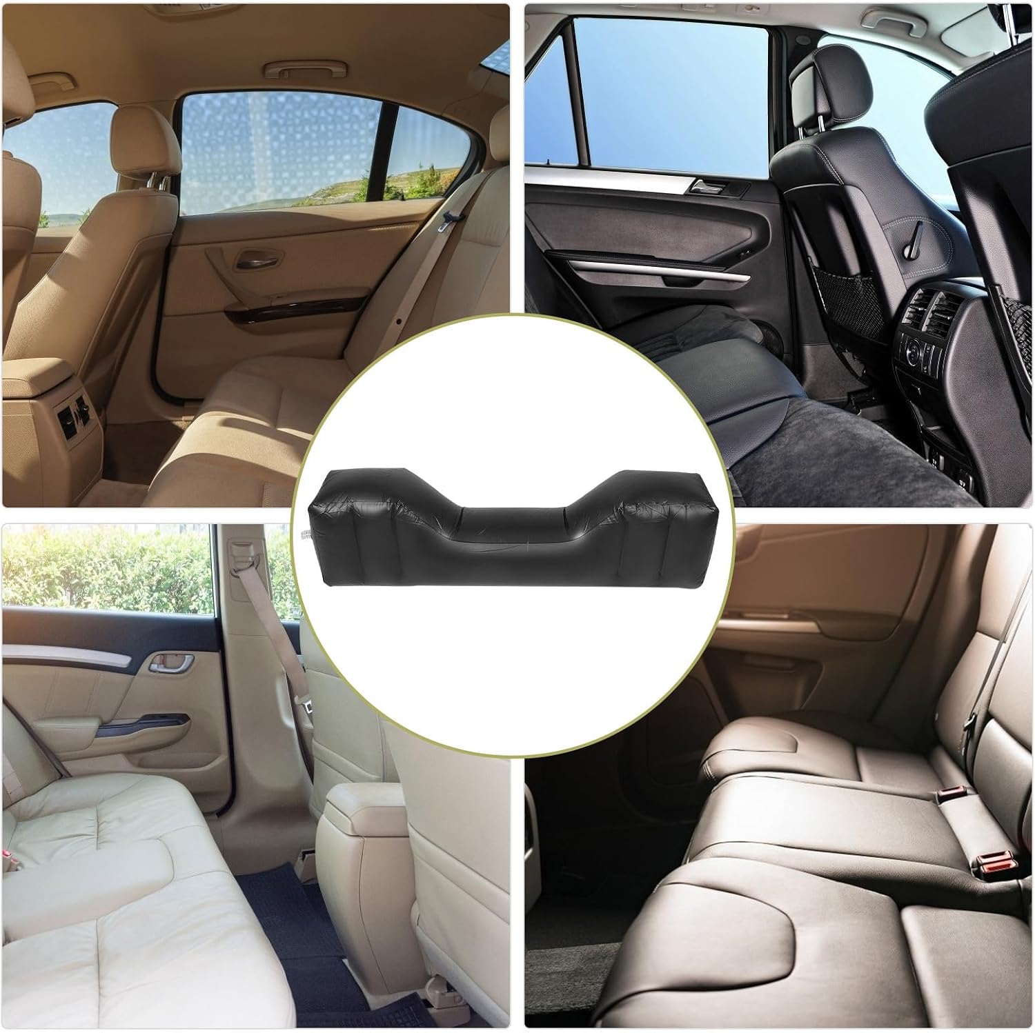 GLEAVI Car Sleep Back Seat Extender for Sleeping, SUV Backseat Gap Filler