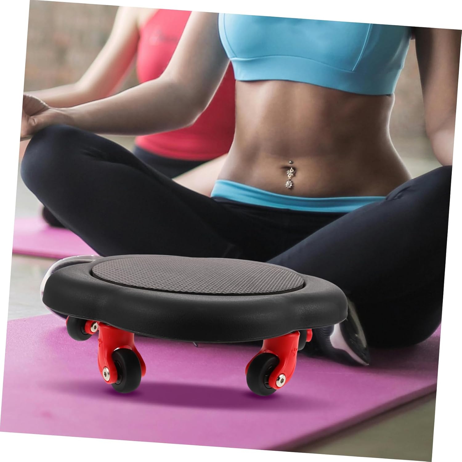 TOYANDONA Abdominal Exercise Machine Sliders Ab Core Trainer Abdominal Workouts Wheel for Fitness Equipment