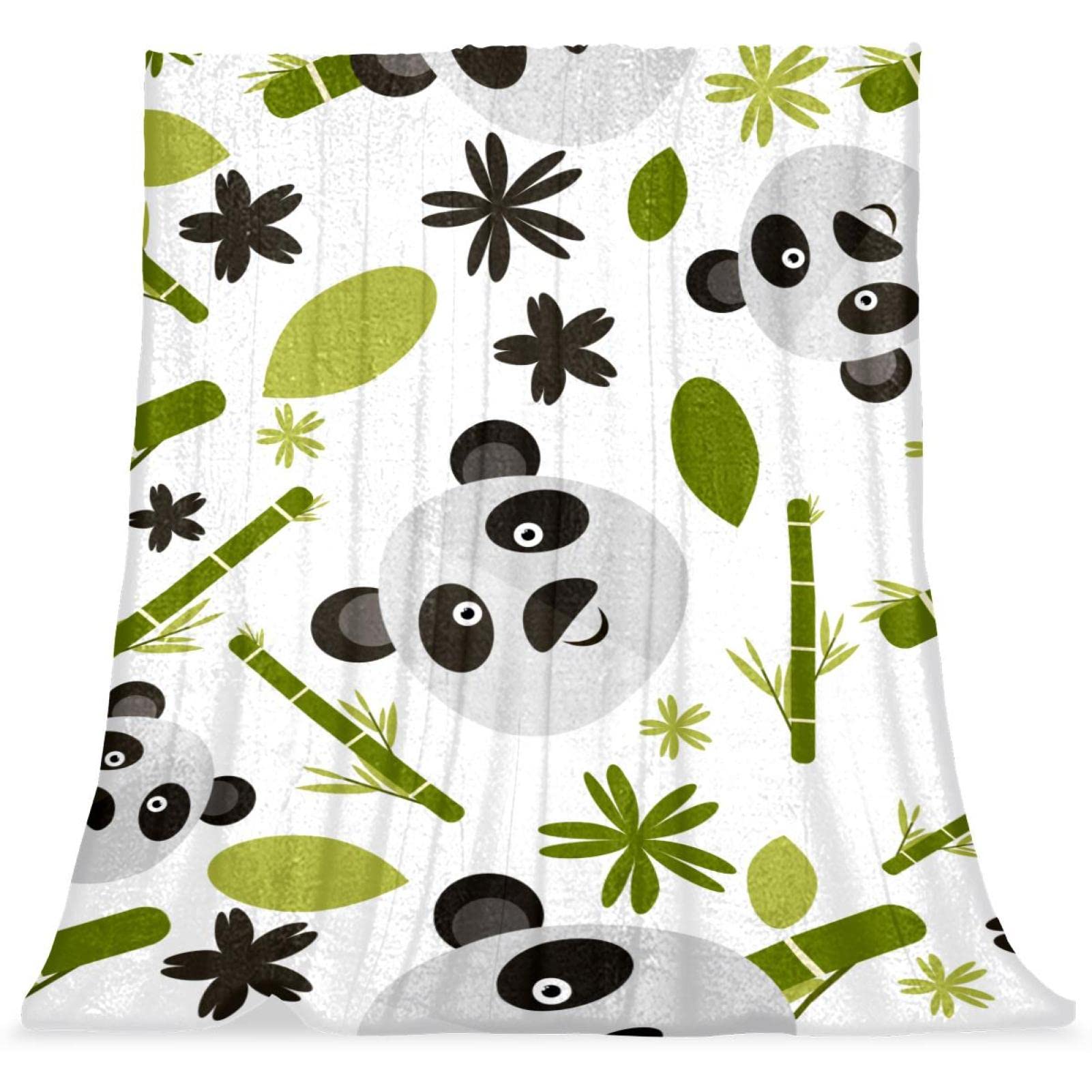 Couverture de lit panda ultra douce et confortable pour fille et garçon
