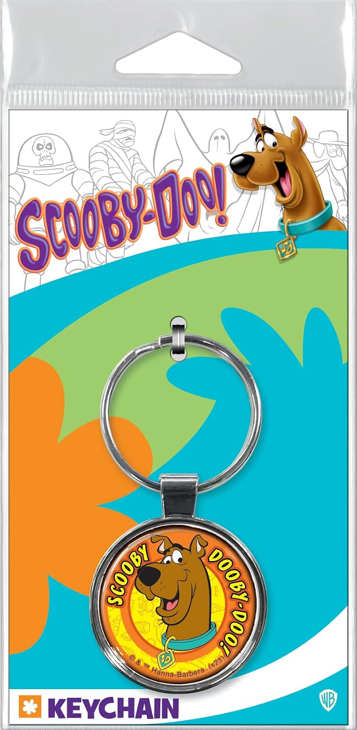 Ata-Boy Scooby Doobie Doo 1.5" Fob Keychain for Keys, Backpack Pulls and More image 2