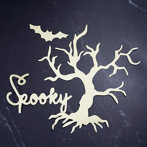 Miniatura 8 de Hying Troqueles de Halloween para hacer tarjetas, murciélagos, calabaza, araña, troquel, para álbumes de recortes, papel, manualidades, decoración,