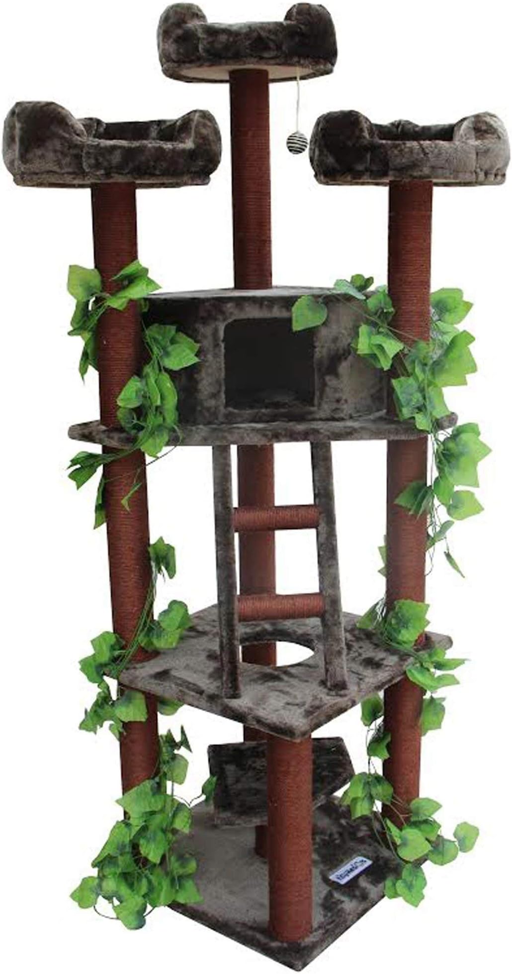 Kitty Mansions Redwood Cat Tree