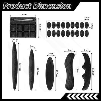 2 Set Helmet Padding, Anti-Collision Helmet Foam Pads