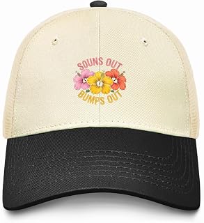 Pregnant Girl Summer Suns Out Bumps Out Mesh Snapback Hats Women Breathable Youthr Trucker Cap