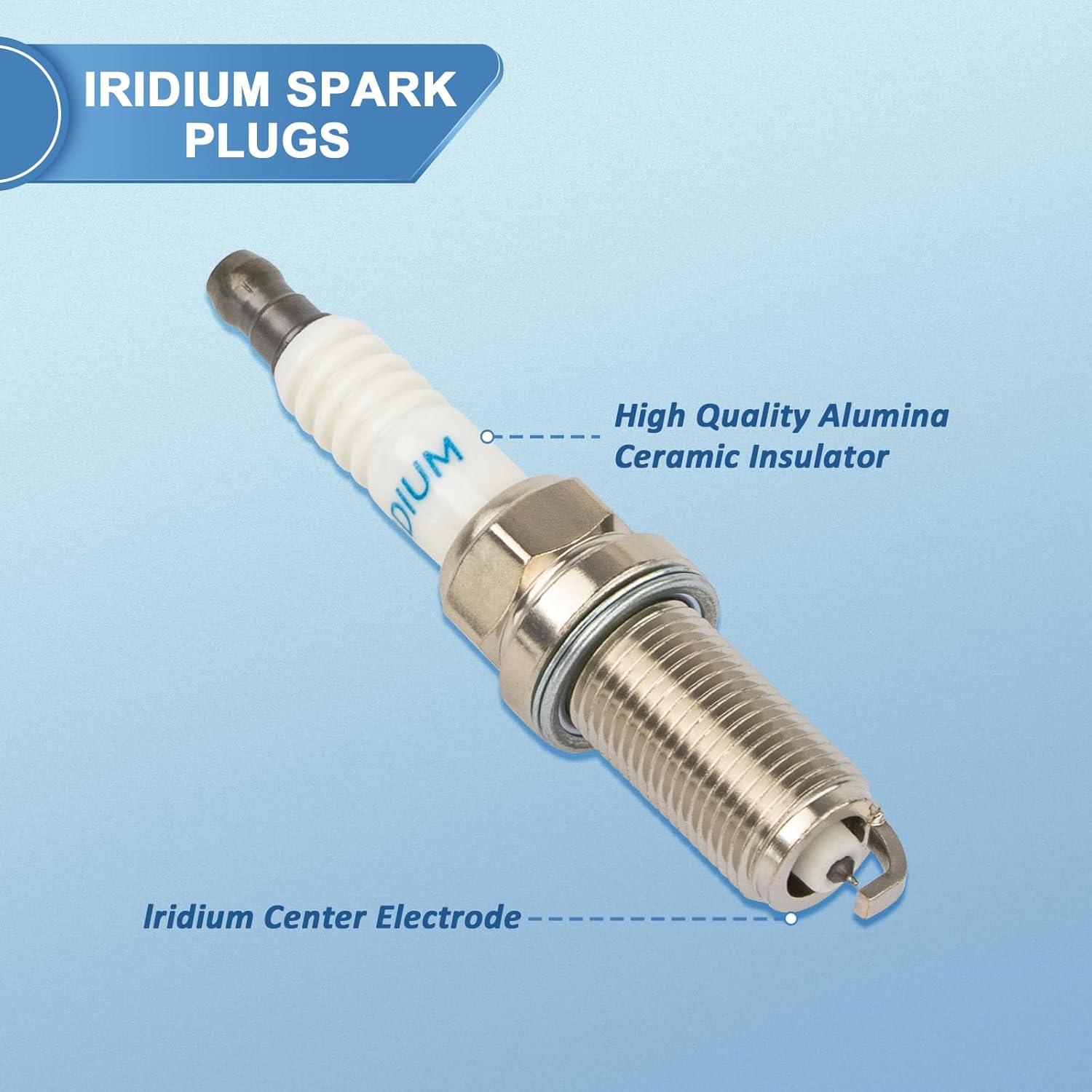 6pcs UF487 Ignition Coil Packs and Spark Plugs Compatible with Toyota Sienna Avalon Camry Highlander RAV4, Lexus RX350 IS350 ES350, V6 2.5L 3.0L 3.5L, Replaces 90919-02255