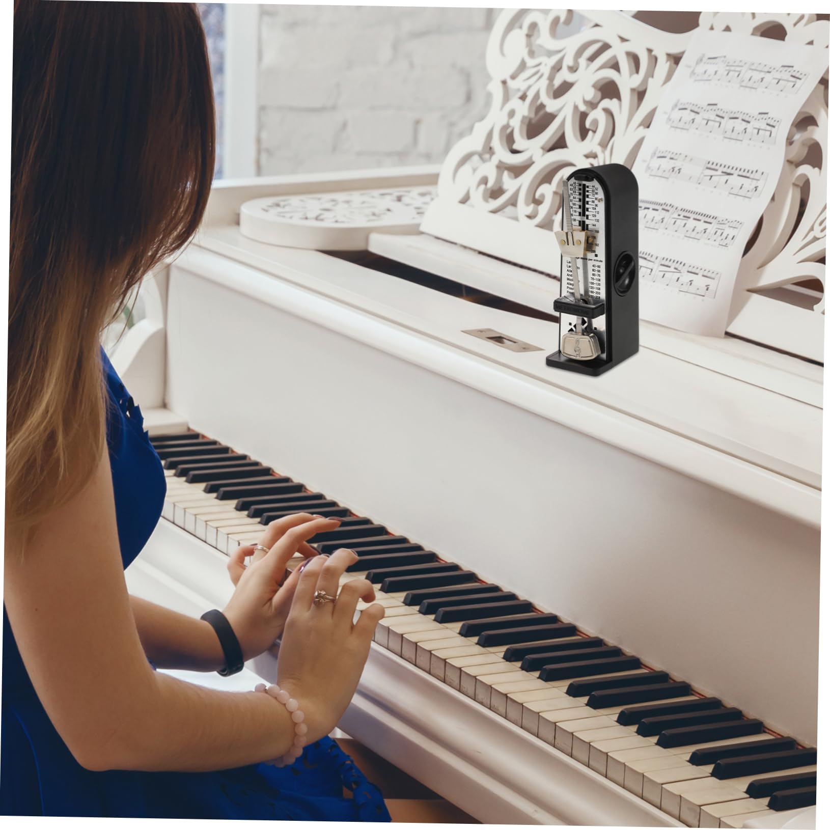 ibasenice 4pièces Mécanique Pour Violon Piano Et Guitare Portable Avec De Volume Pour Musiciens