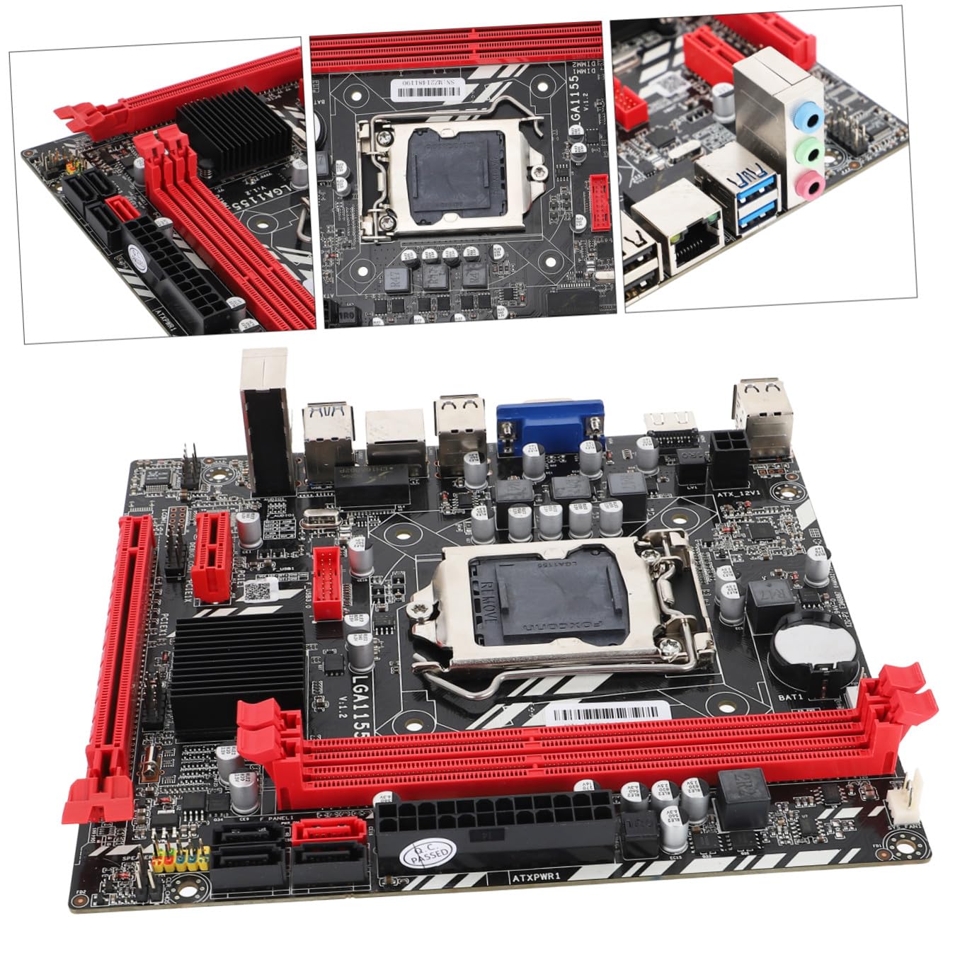 Tofficu Scheda Madre Per Computer Desktop Compatibile Processore Supporta Memoria Fino Connettività Usb Installazione Facile