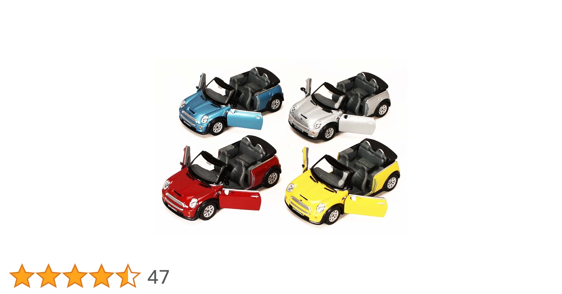 Amazon | KiNSMART ミニクーパー S コンバーチブル、5089D - 1