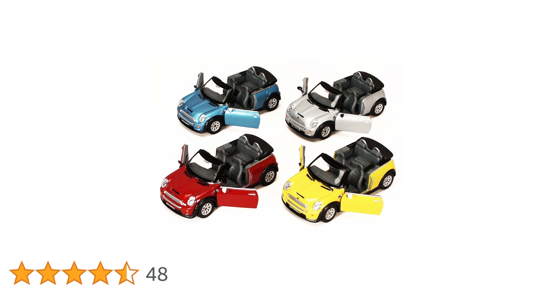 ミニクーパー ダイキャストカ−5種セット ミニクーパー ダイキャストカ