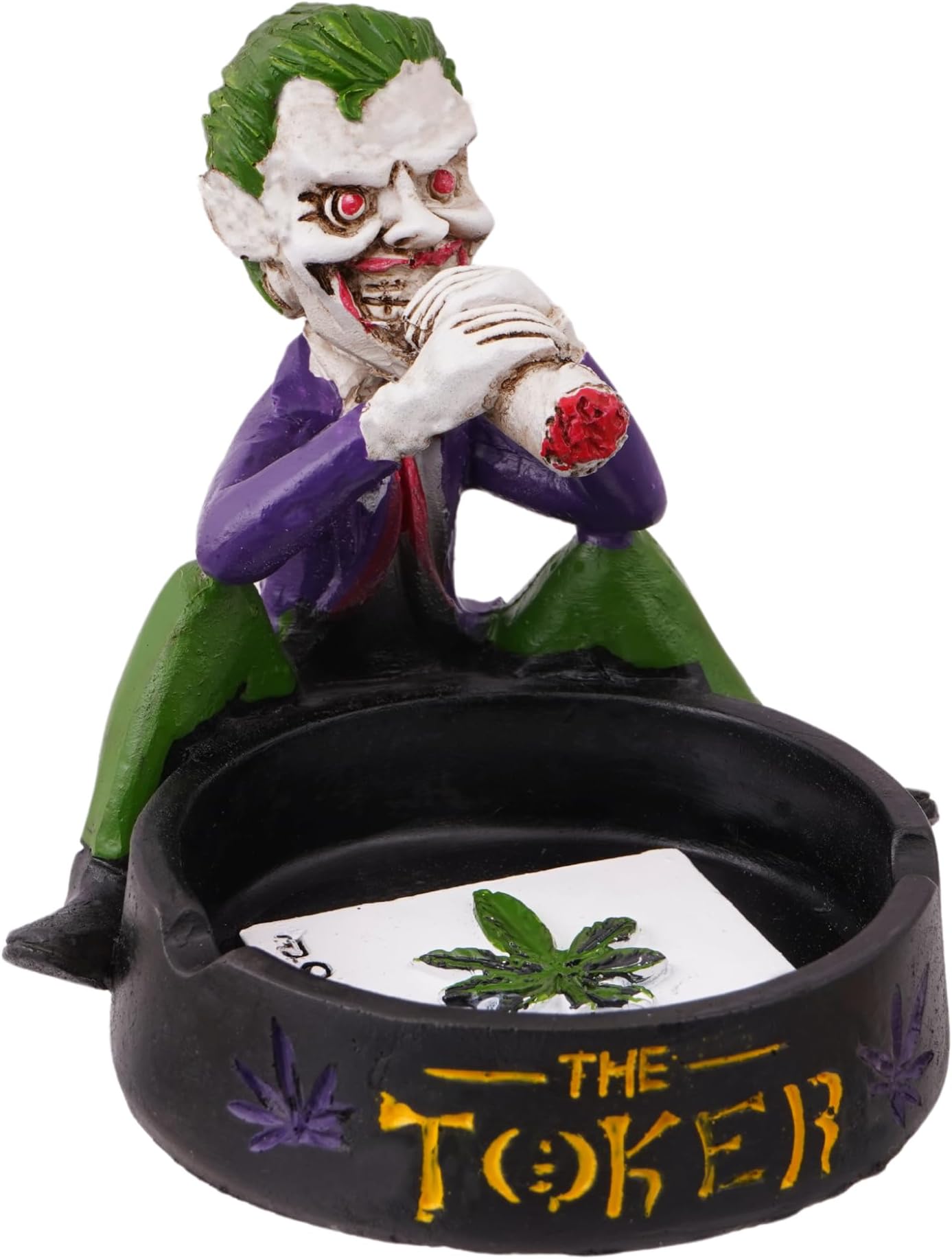 Trendy Zone 21 Infamous Toker 6x4 Inches Joker Ashtray, Stylish Design for a Trendy Experience