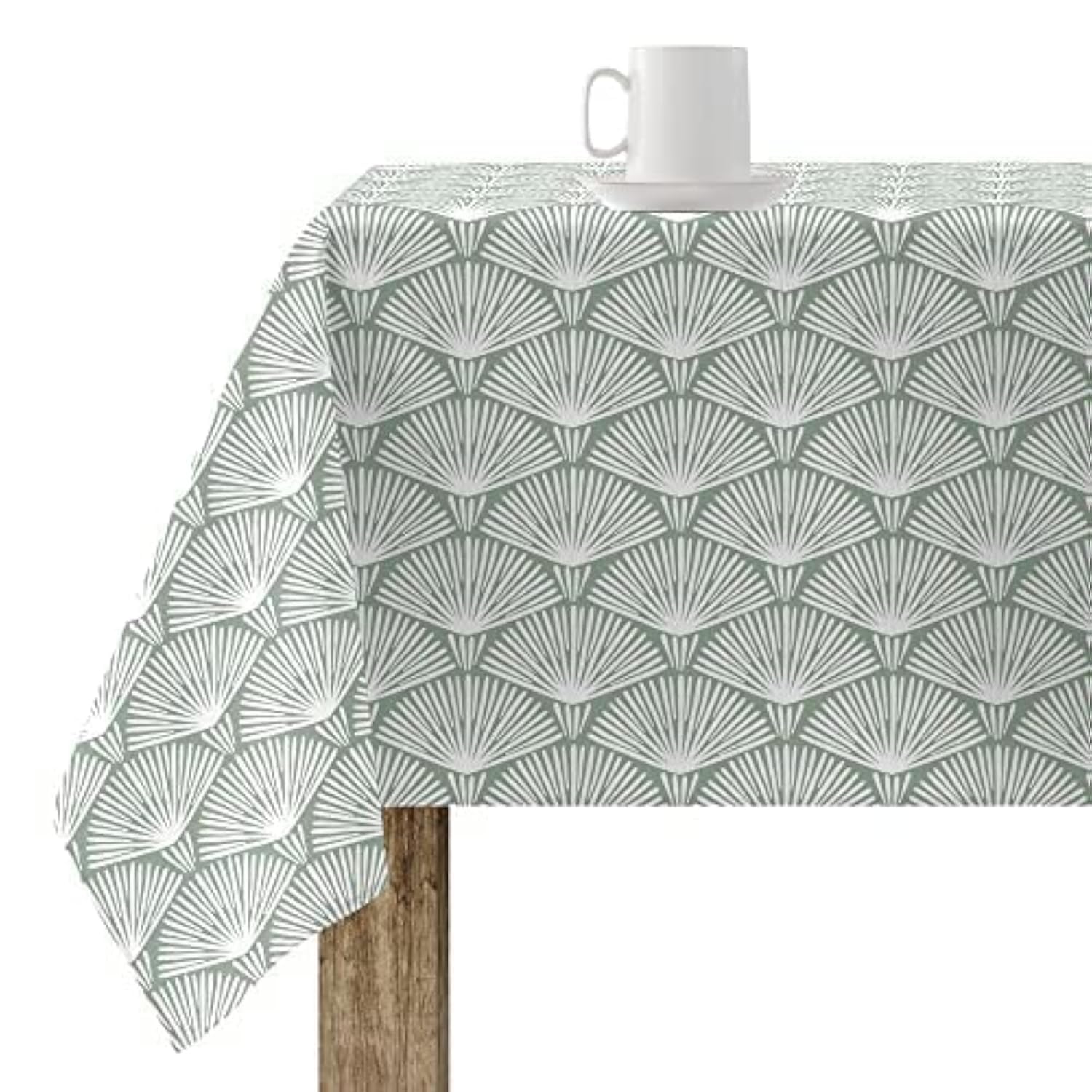 BELUM | Resin Tablecloth 100% Organic Cotton XL | Stain Resin Tablecloth | Large Tablecloth for Rectangular Table (250 x 140)
