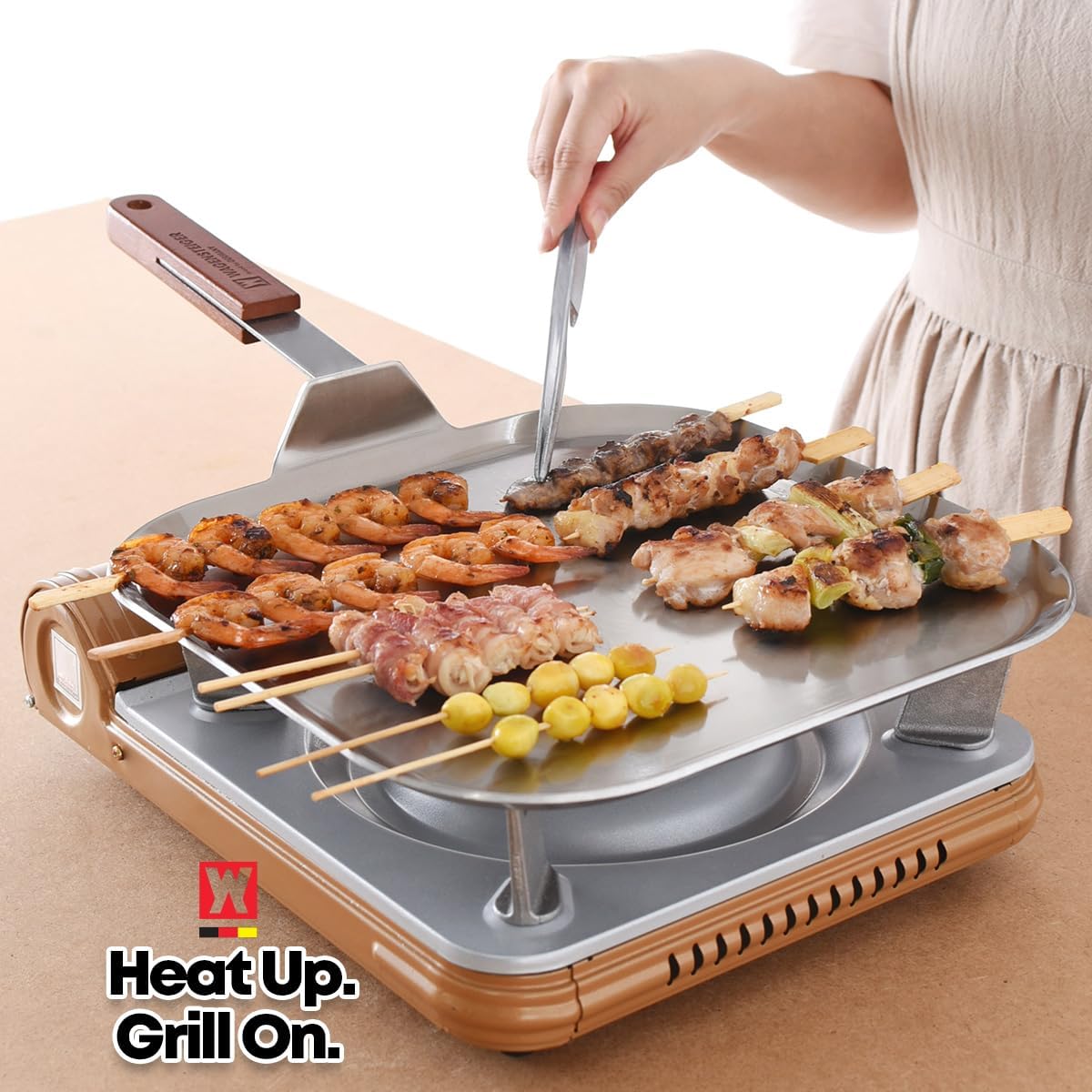 Amazon.com: WAGENSTEIGER Stainless Steel Square Griddle Pan/Plate