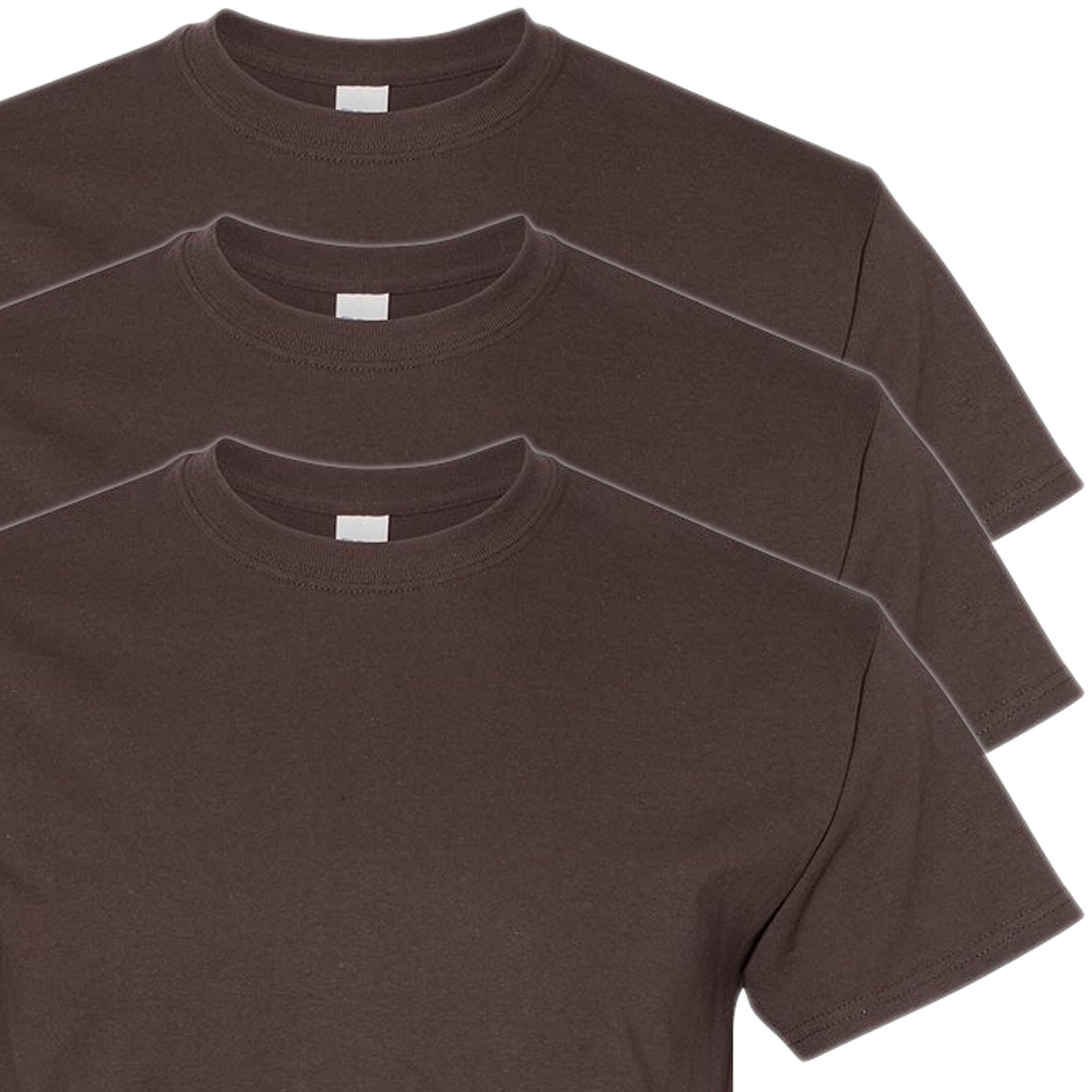 Gildan Camiseta de Algodón Pesado para Adultos, Estilo G5000 Camiseta Hombre (Pack de 3)