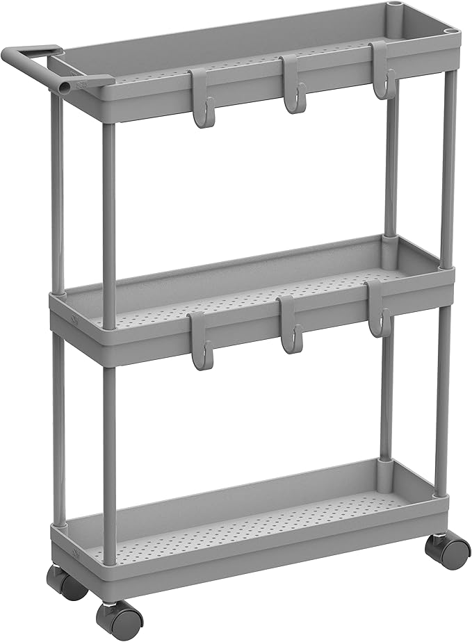 SimpleHouseware Kitchen Cart Storage 3Tier Slim/Super