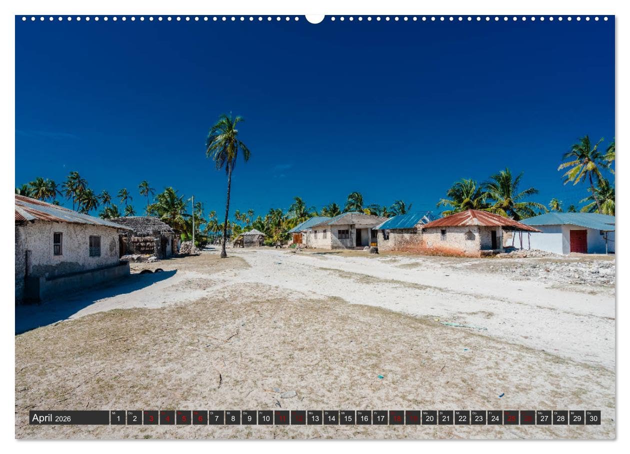 Inselparadies Sansibar (Wandkalender 2026 DIN A2 quer), CALVENDO Monatskalender: Auf fotografischer Entdeckungsreise durch Sansibar (CALVENDO Natur)