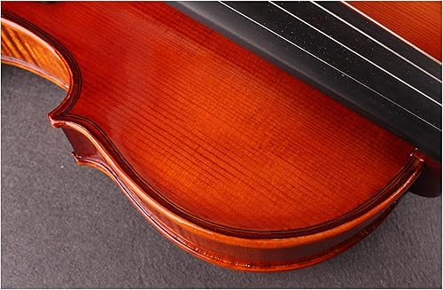 Miniatura 6 de Violín de tamaño completo 44, 34, 12, 14, violín de llama antiguo hecho a mano para niños y adultos (color 34)