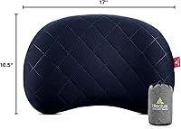 Vista 9 de Hikenture Almohada inflable para campamento, almohada lavable para mochilero para dormir, almohadas inflables ultraligeras con funda extraíble