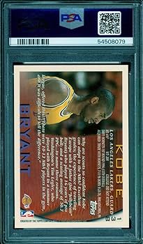 その他 NBA Kobe Bryant RC 96-97 Topps #138 Kobe Bryant 1996-97 Topps #138 RC Rookie PSA9 | eBay
