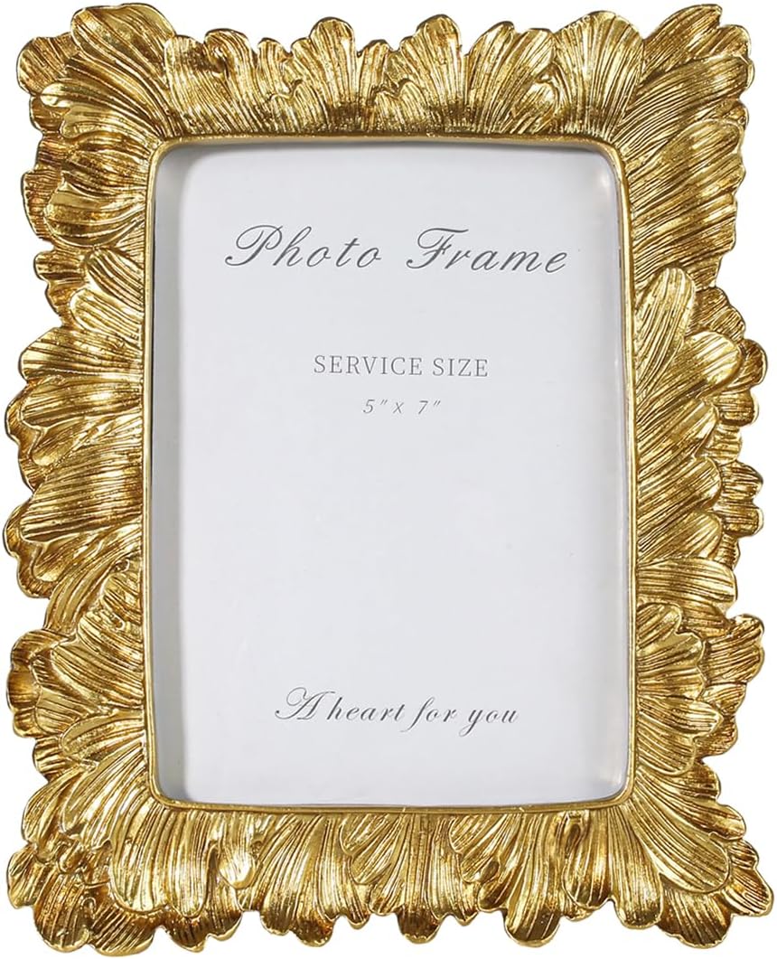 5×7 Vintage Picture Frames, Picture Frame for Table Top Display and Wall Hanging…