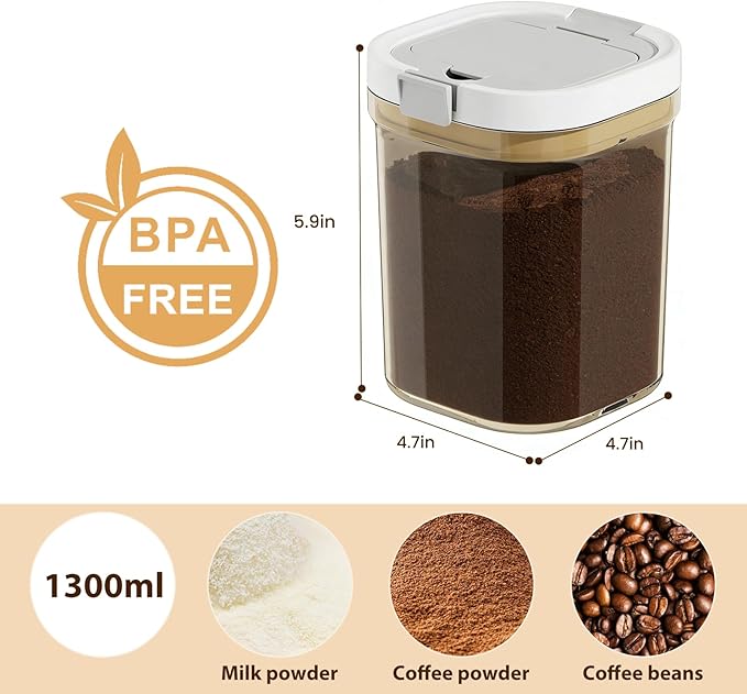 Contenedor Hermético para Café SZRUNZHU 1300ml, A Prueba de Humedad miniatura 3